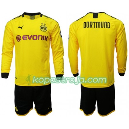 Billiga Fotbollströjor Borussia Dortmund Barn Hemma tröja 2019/20 Långärmad